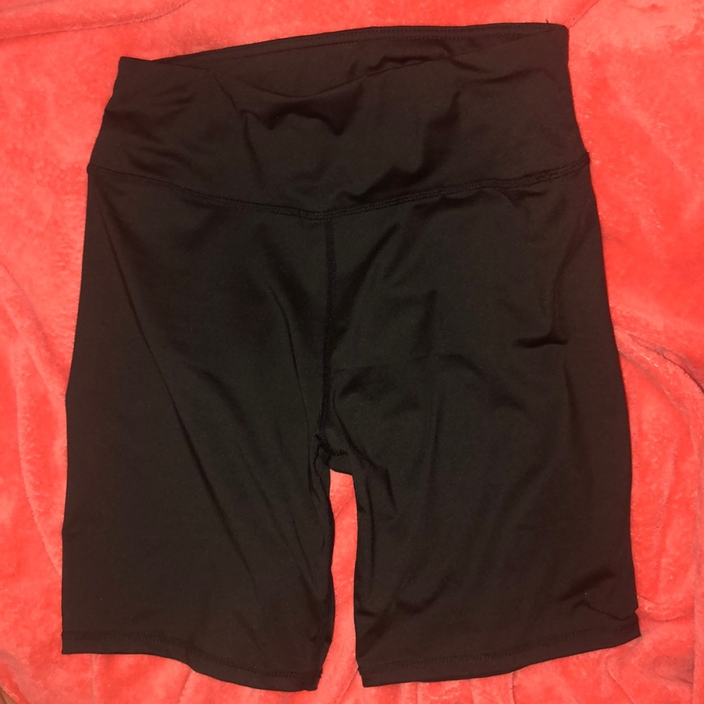 Black biker shorts